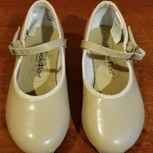 Revolution Dancewear Size 1 AD Black~ Used Mary Jane Tap Dance Shoes